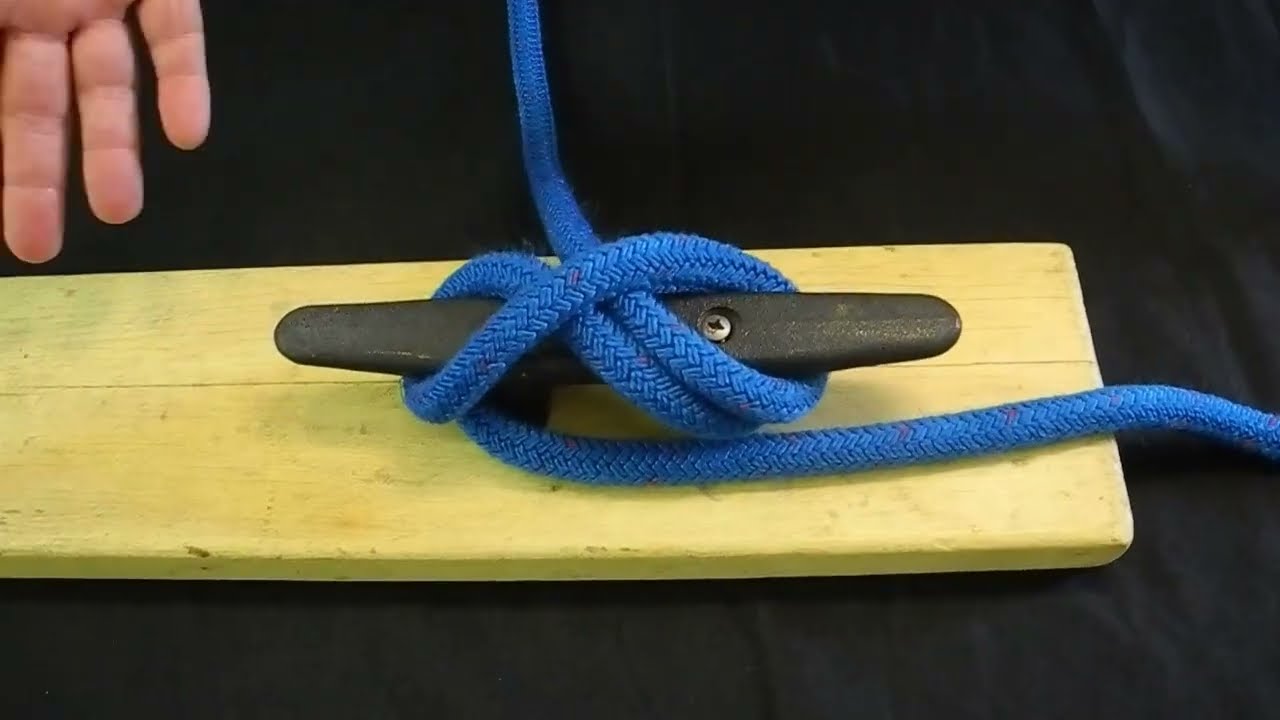 Bowline and cleat knots
