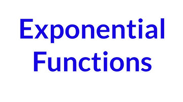 5.3 Exponential Functions