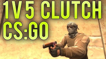 CS:GO: 1v5 PISTOL ROUND CLUTCH!!!