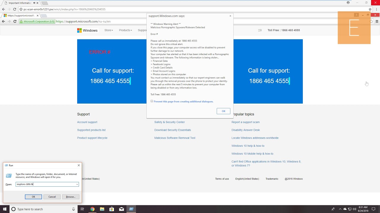 Tech Support Scammer Knows It's a Virtual Machine!