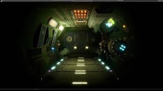 render sci-fi corridor in UE4