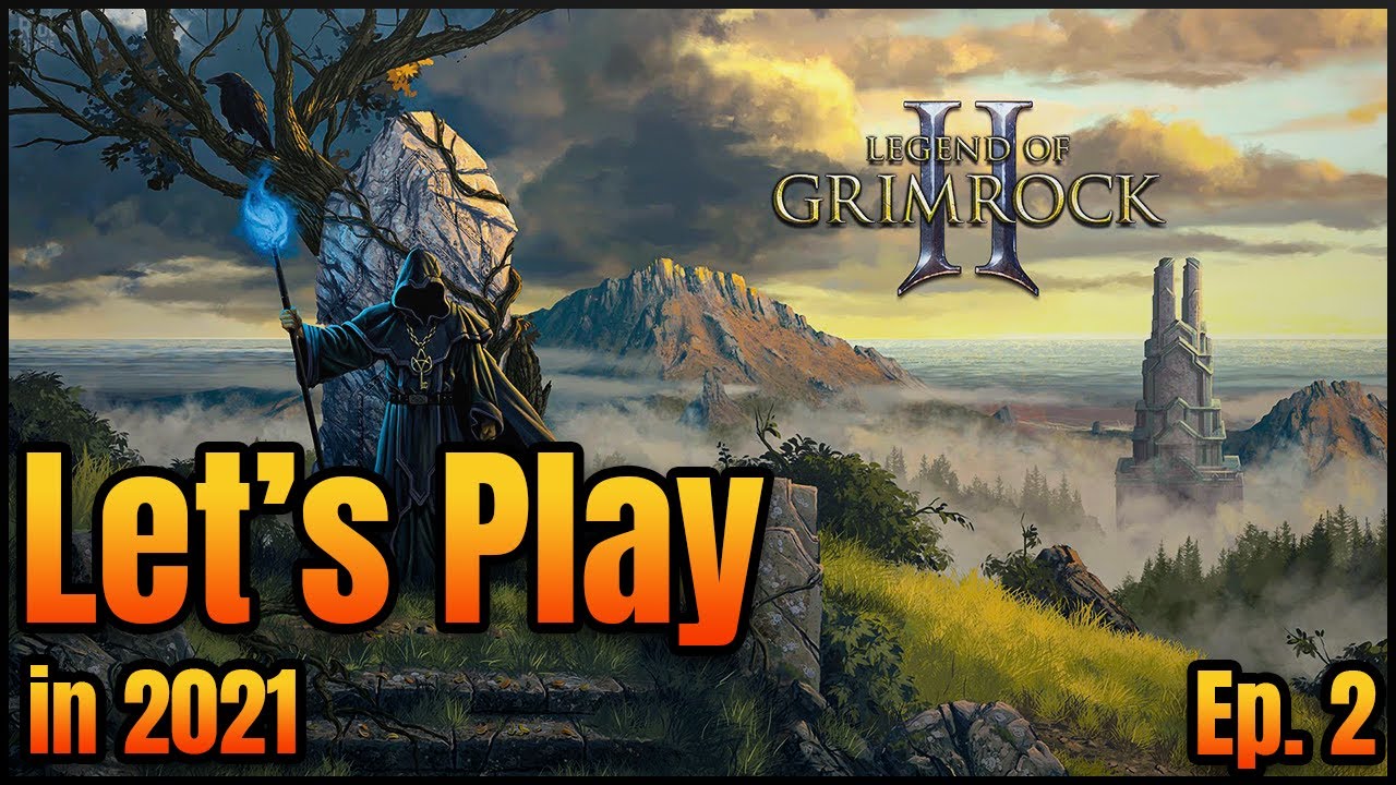 LEGEND OF GRIMROCK 2 Let's Play in 2021: Episode 2 [Full, First Time Playthrough]🦀💀🧙‍♂️