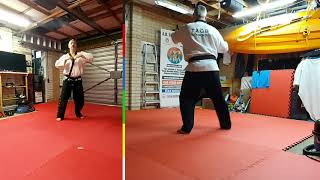 3 step sparring 5 6 & 7 defence (ITC)