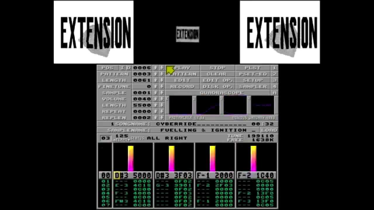 Pygmy Projects - Extension - ProTracker Style - Amiga Demo