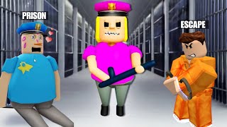 Escaping Barry's Cursed Police Girl | Prison Run In Roblox screenshot 4