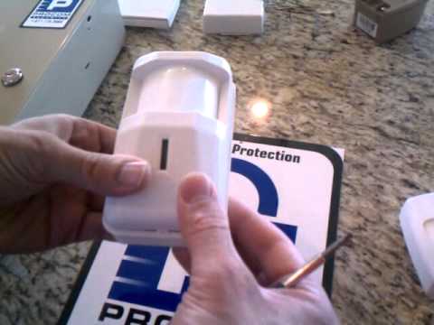 Procom Security changes motion sensor battery - YouTube