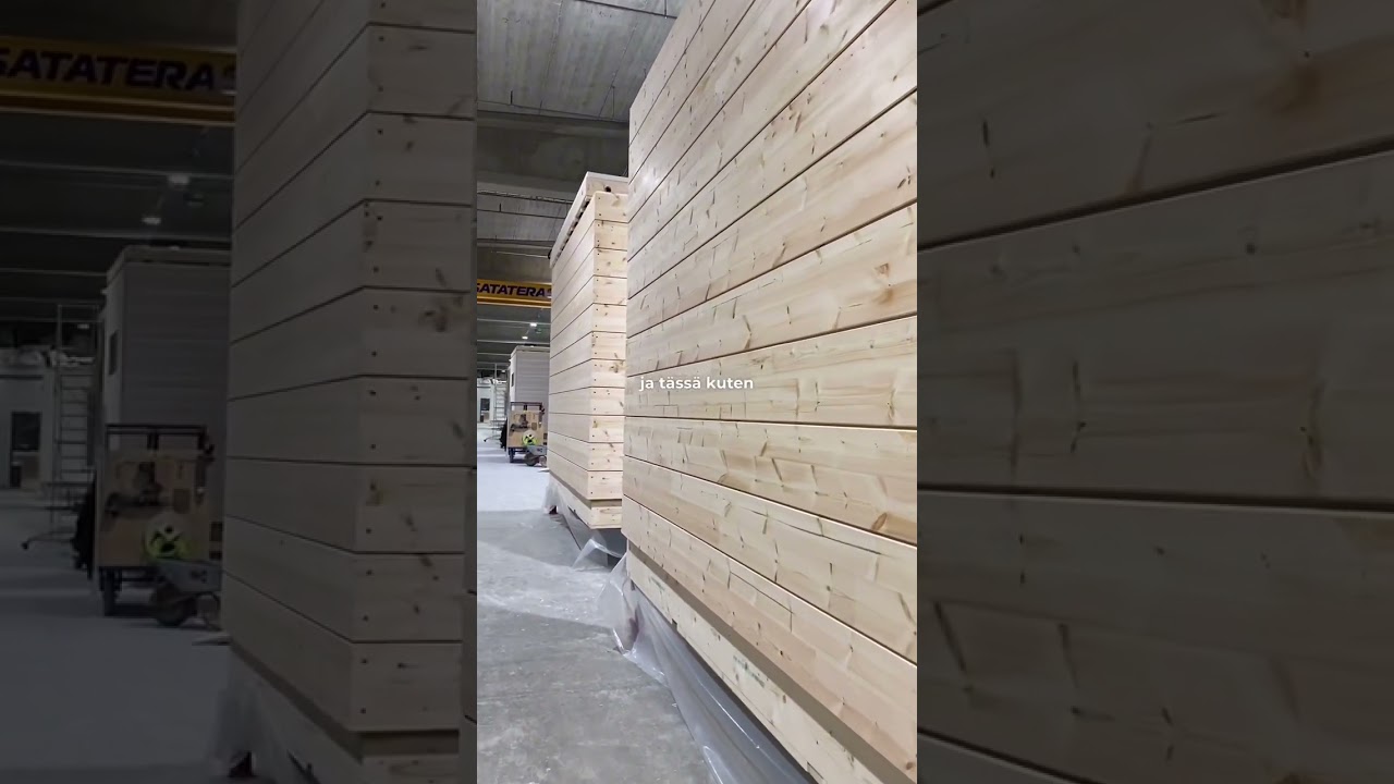 Näin Kiiruna Talo rakennetaan tehtaalla