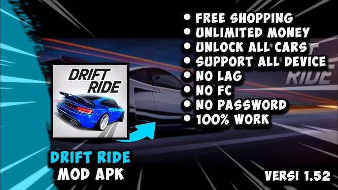 Drift Ride Mod APK (Dinheiro Ilimitado) 1.52 download grátis para Android