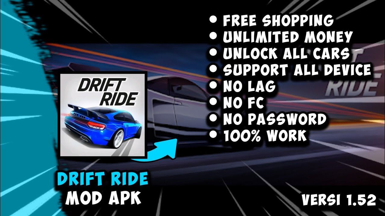 Download Drift Ride (MOD, Unlimited Money) 1.52 APK for android