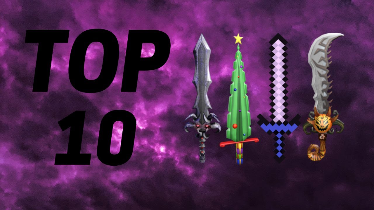 Top 10 Godly Knives Mm2 Roblox Youtube