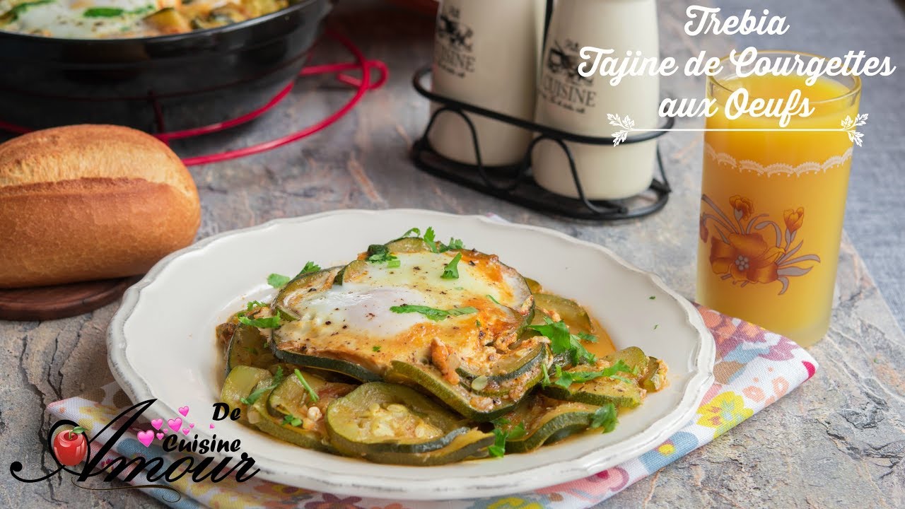 Ce tajine de courgettes aux oeufs: Trebia va changer votre avis sur les courgettes