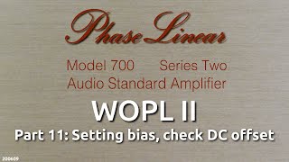 WOPL 2.11: Set bias and check DC offset. Socl506 Btl Dc Offset Setup Tips Part 2