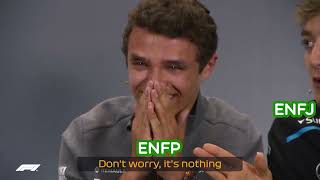 F1 drivers acting as their MBTI types