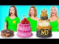 ريتش مقابل بروك مقابل تحدي غيغا للأغذية الغنية | مواقف طعام مضحكة Multi DO Challenge