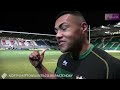 SAINTS 23 TIGERS 19 Burrell reaction