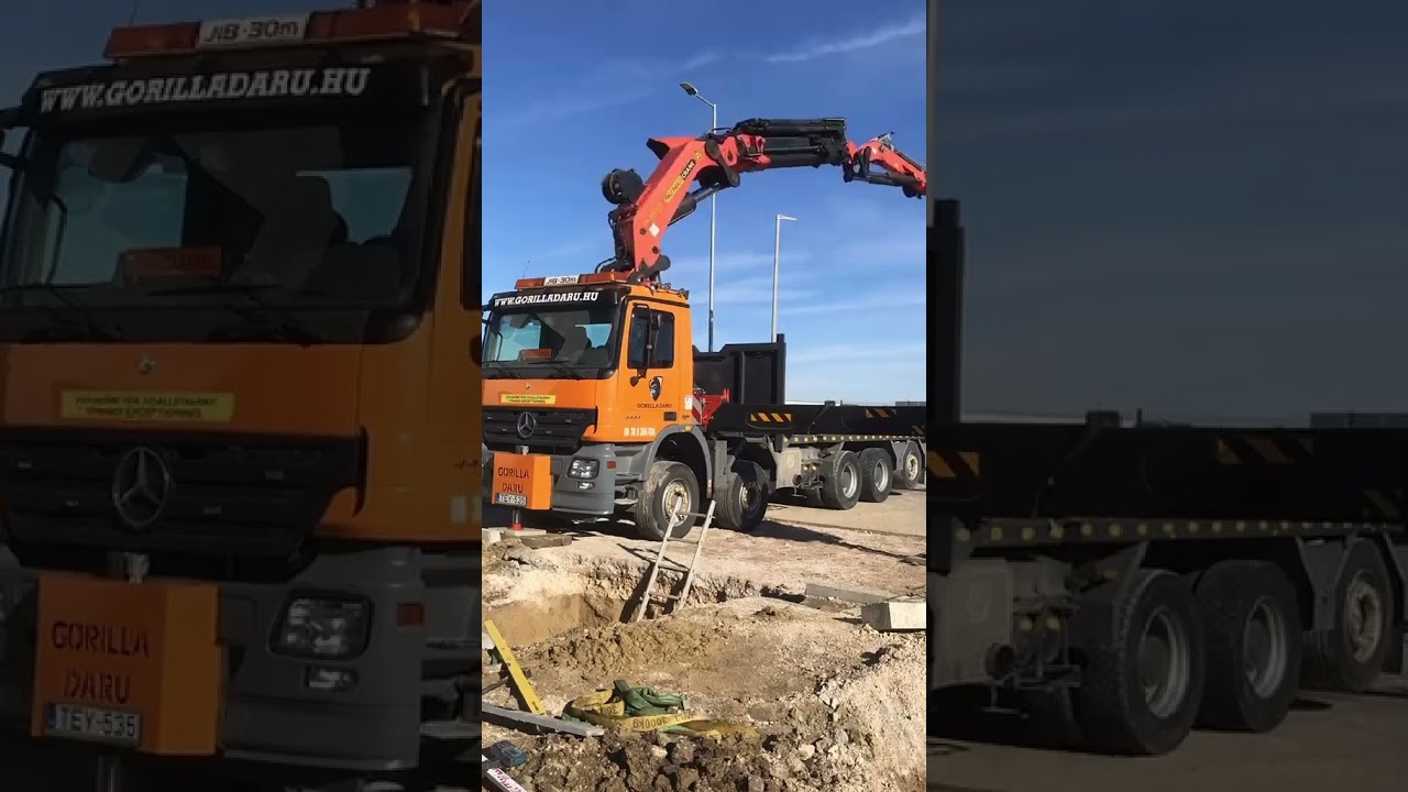 Бетон через кабину! 