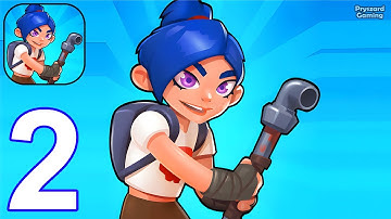 Idle Breaker Loot & Survive - Gameplay Walkthrough Part 2 Area 1 & 2 (iOS,Android)