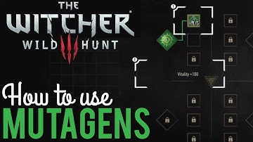 How to use Mutagens, Witcher 3