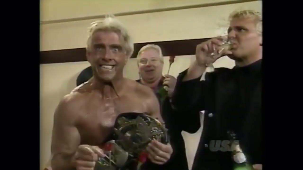 Ric Flair defeats Macho Man Randy Savage to WWF Champion