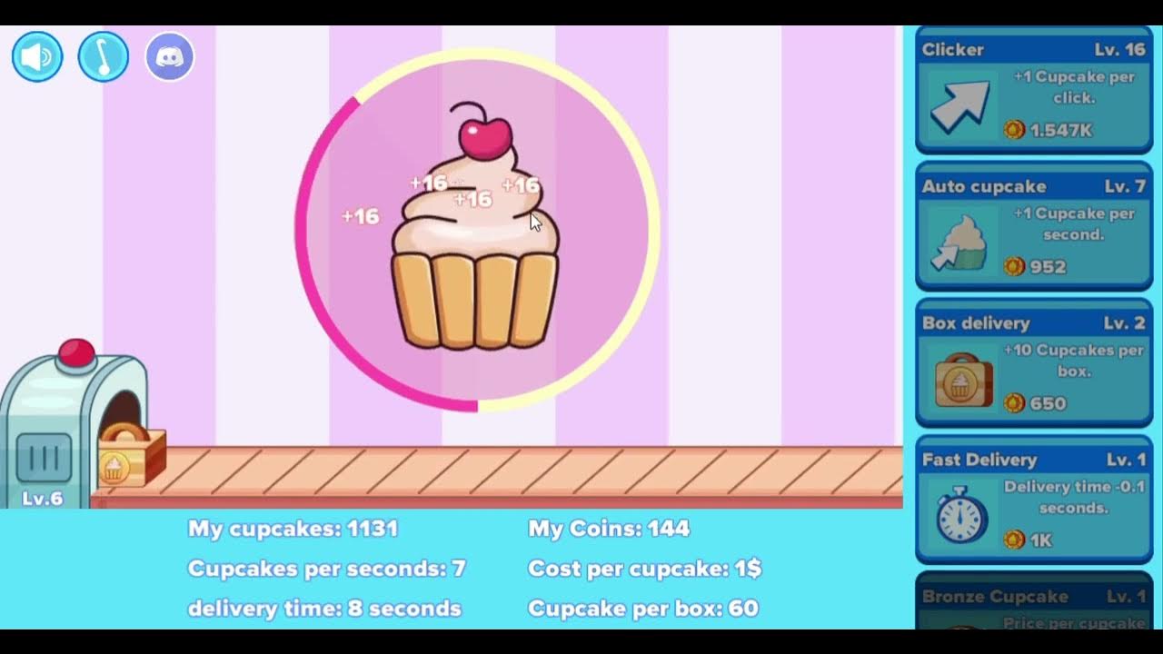 Cupcake Clicker Walkthrough YouTube