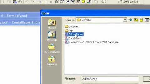 How to connect crystal Report 8.5 on VB6