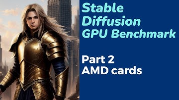 Stable Diffusion GPU Performance Benchmark - Part 2 AMD cards (Video Created by Pictory.ai)