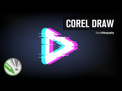 Cómo crear LOGO GLITCH en Corel DRAW | DelcaVideography