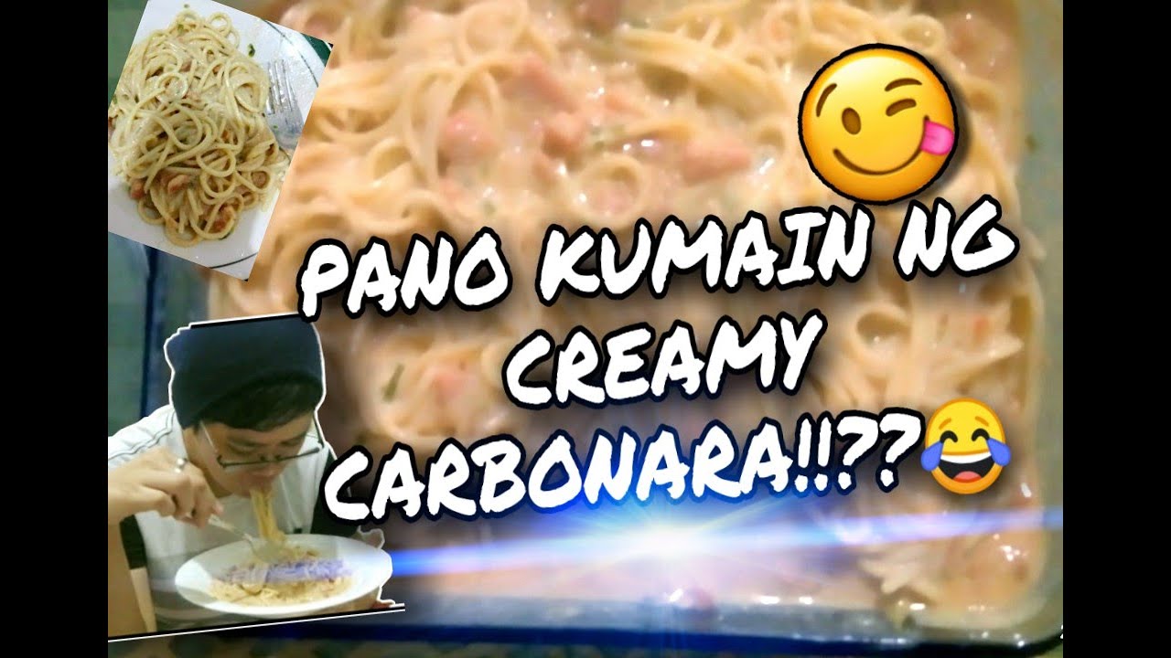 Pano Magluto At Kumain Ng Creamy Carbonara 😅 Xtine Vlogs Youtube