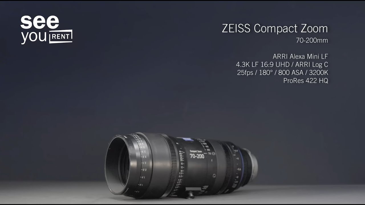 ZEISS Compact Zoom CZ.2 70-200mm Lens Test 4K ARRI Alexa Mini LF 