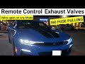 #camaro #rapidblue #exhaust Remote Control Exhaust Valve for 2022 CAMARO SS mild to wild switch