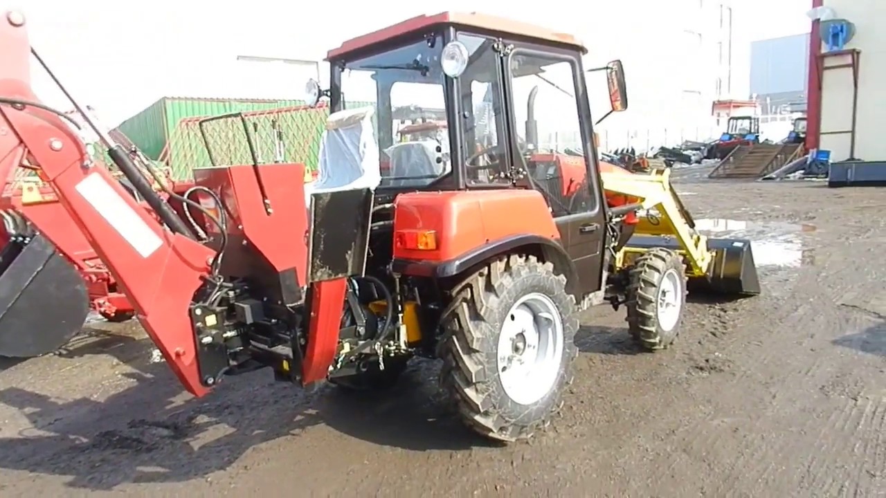 Экскаватор МТЗ-320 - YouTube