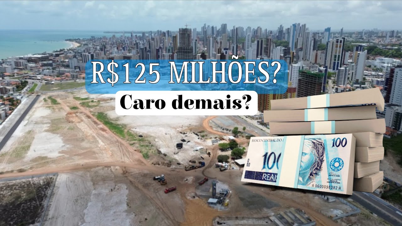 R$ 125 MILHÕES! PARQUE DA CIDADE no Bessa Está Mesmo Saindo do Papel?#drone 