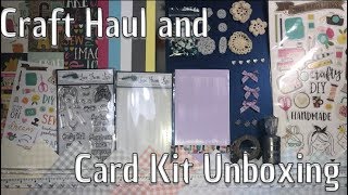 June 2018 Craft Haul and Card Kit Unboxing - Love From Lizi