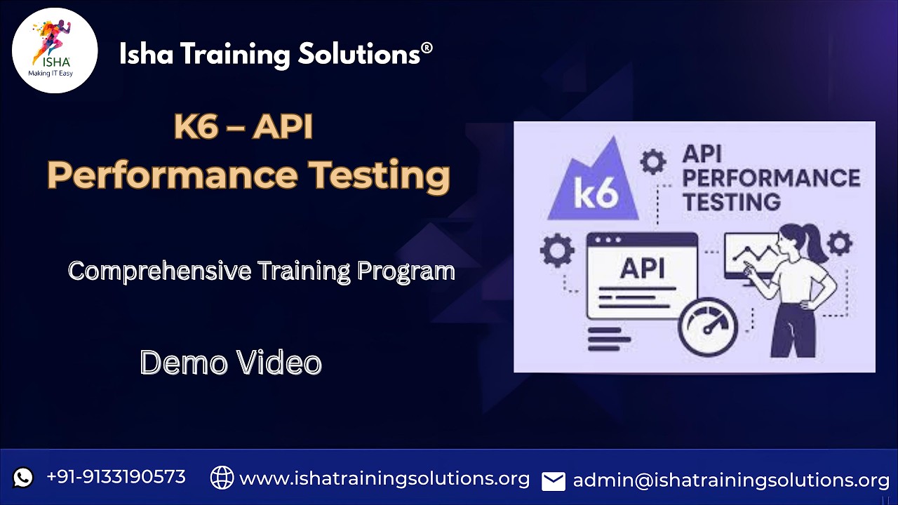 K 6 Performance Testing Image Performance Testing with K6 Demo on 7th April 2026 Pls call whatsapp us ...