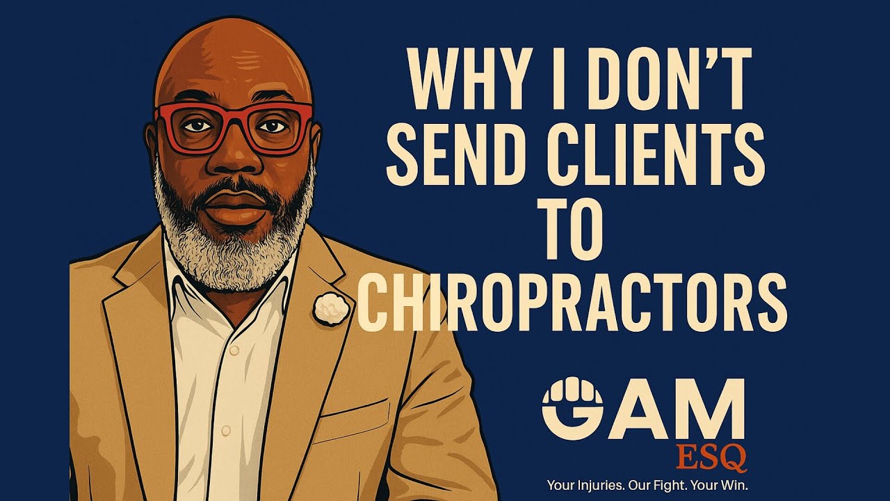 Why Phoenix Car Accident Lawyers Should NEVER Send Clients to Chiropractors |