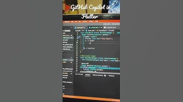 Github copilot in flutter #shorts #ai #copilot #flutterdeveloper #github #flutter #part5