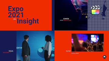 Expo Opener Modular Template for Apple Motion & Final Cut Pro - MotionVFX