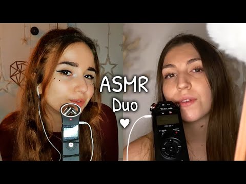 ASMR Mouth sounds & Inaudible avec @manonasmr8582 (2x plus de frissons !)