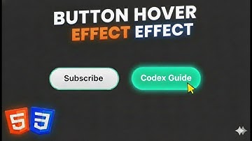 Amazing CSS3 Button Hover Effects Tutorial Using HTML & CSS