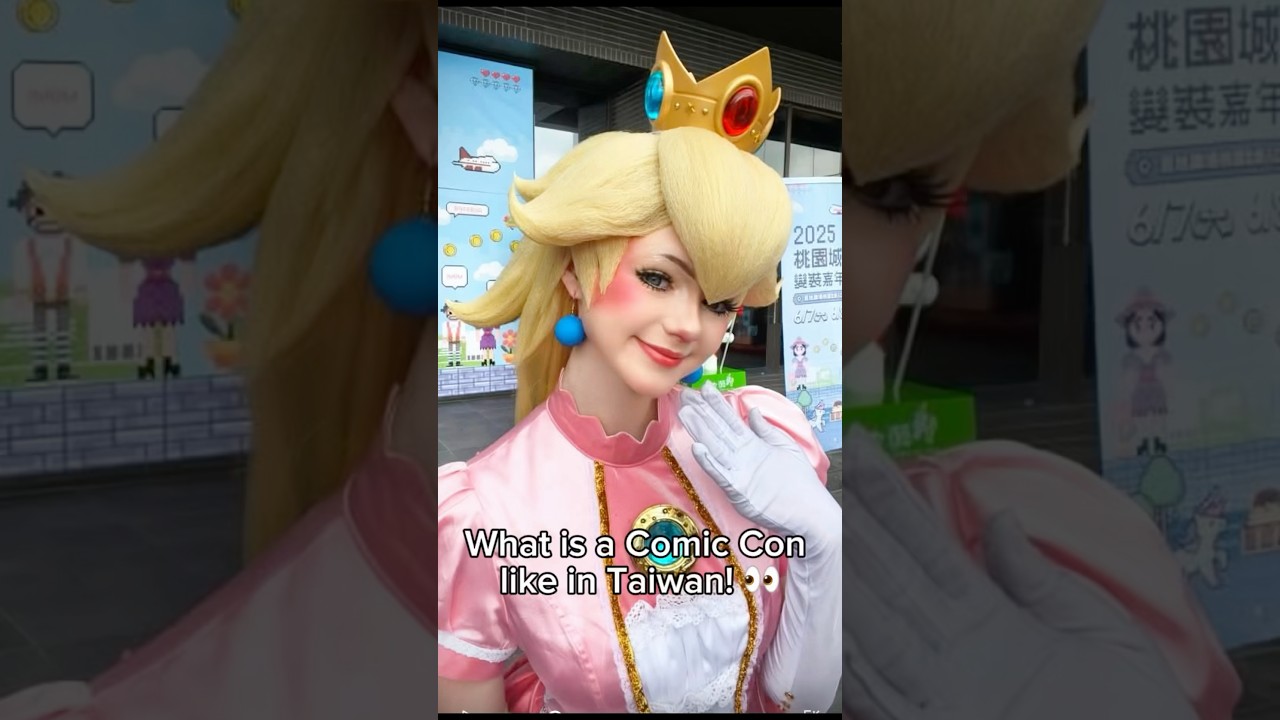 What is a Comic Con like in TAIWAN?! Spilling the tea… #cosplay #cosplayer #comiccon #mario