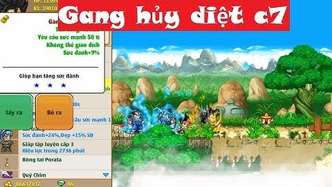 [ Ngọc rồng online] Nâng cấp Gang hủy diệt  lên c7  19k sd