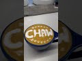 Mentioned your name 😱#latteeart #baristaart #coffeelatte #coffee #barista #coffeart #korean