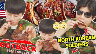 North Korean Soldiers try U S  BARBECUE RIBS for the FIRST TIME!
