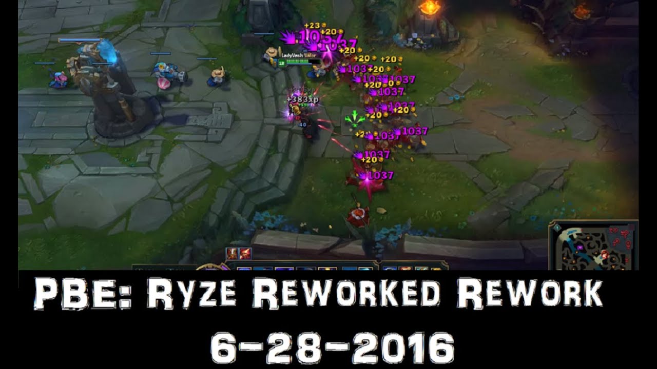 [PBE] Ryze rework rework 6-28-2016