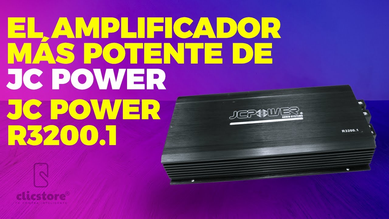 EL AMPLIFICADOR MÁS POTENTE DE JC POWER JC Power R3200.1 YouTube