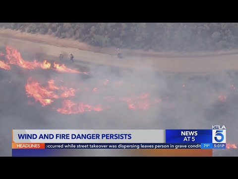 Springs Fire in Riverside County continues to burn; crews reach 45% containment