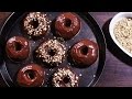 Baked Doughnuts with Nutella Glaze