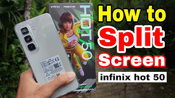 Hoe je het scherm kunt splitsen op Infinix hot 50, dit moet je weten..!!