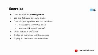 Learn SQL in 30 Days (Lecture #5) #sql #mysql #data
