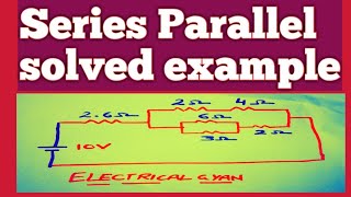 Series parallel solved example in hindi